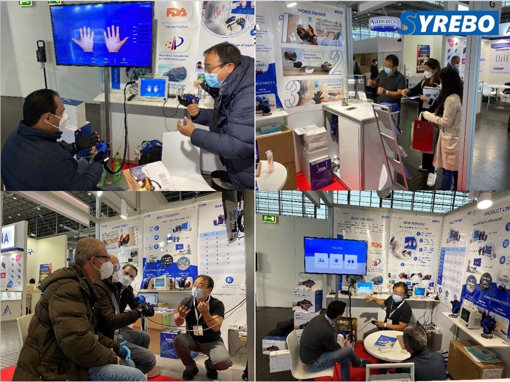 SiYi Intelligence heeft op MEDICA 2021 zijn nieuwste robotsysteem voor handre...