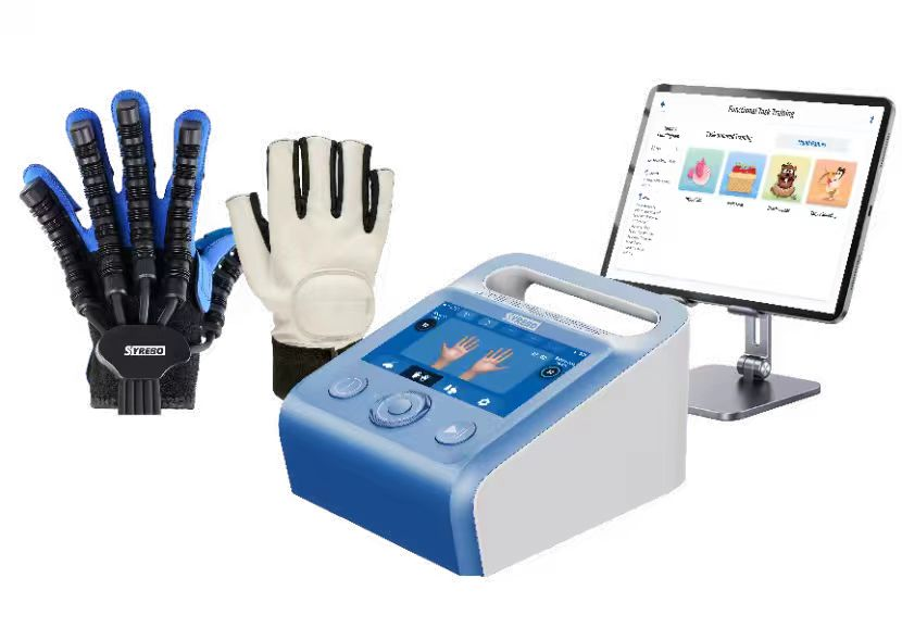 Handtherapiehandschoen na een beroerte